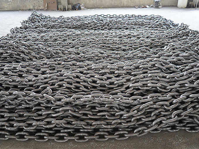 矿用刮板机配件圆环链 锰钢高强度链条 耐磨热处理耐用