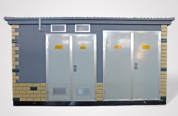 Application of imitation stone brick box type substation shell in industrial parks