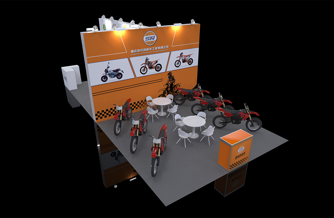 2025 Russia International Two-Wheel Vehicle & Parts Expo (Spring Edition) Exhibition Booth Construct