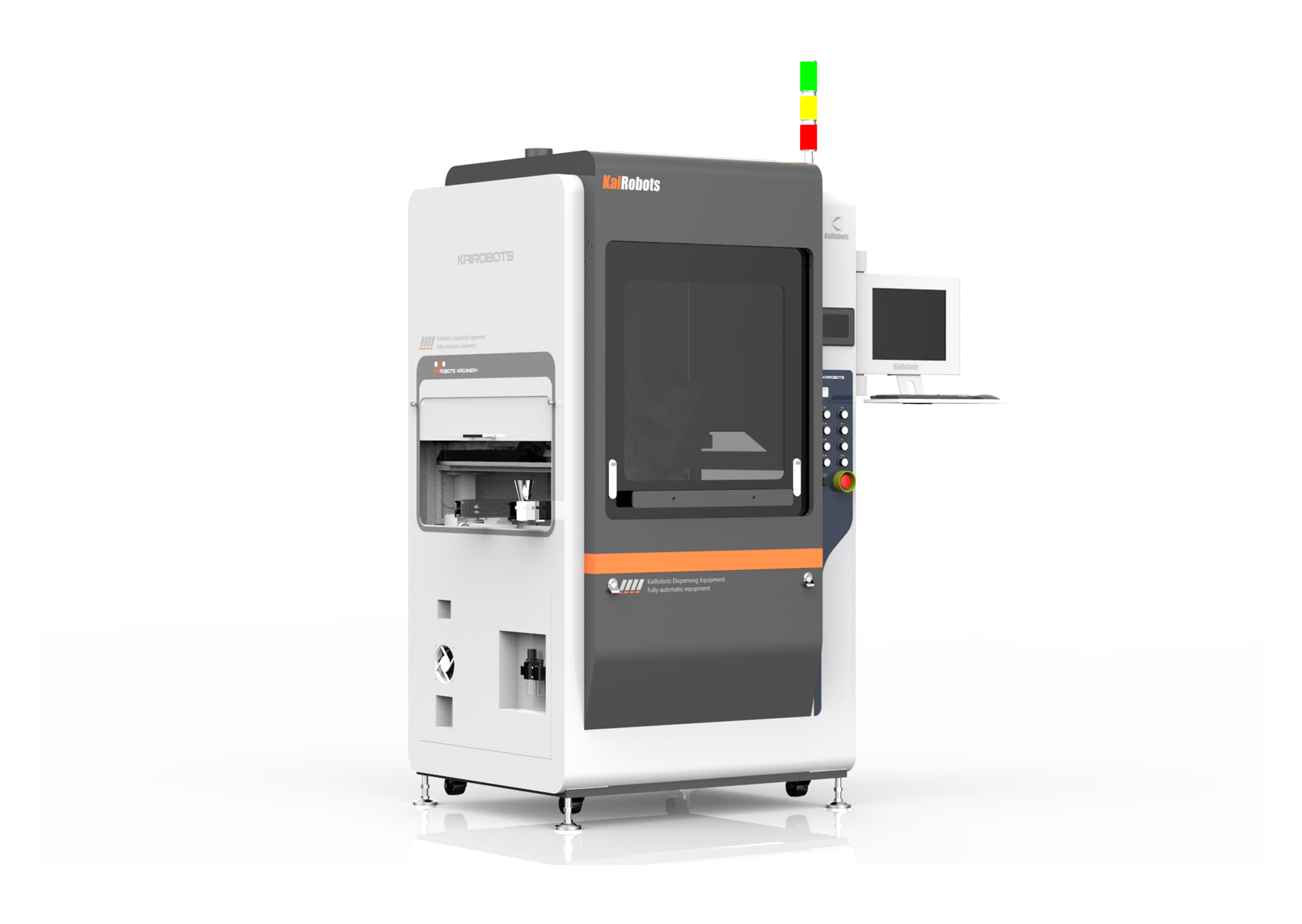 What is the working principle of online visual dispensing machine