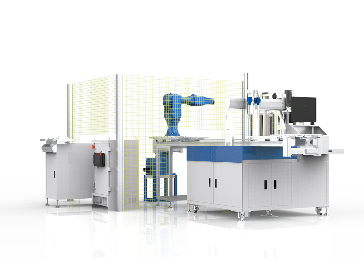 What are the advantages of robot glue filling assembly line