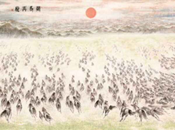 翰墨神骏开新境——记被亚明称为大师的画家雷晓宁