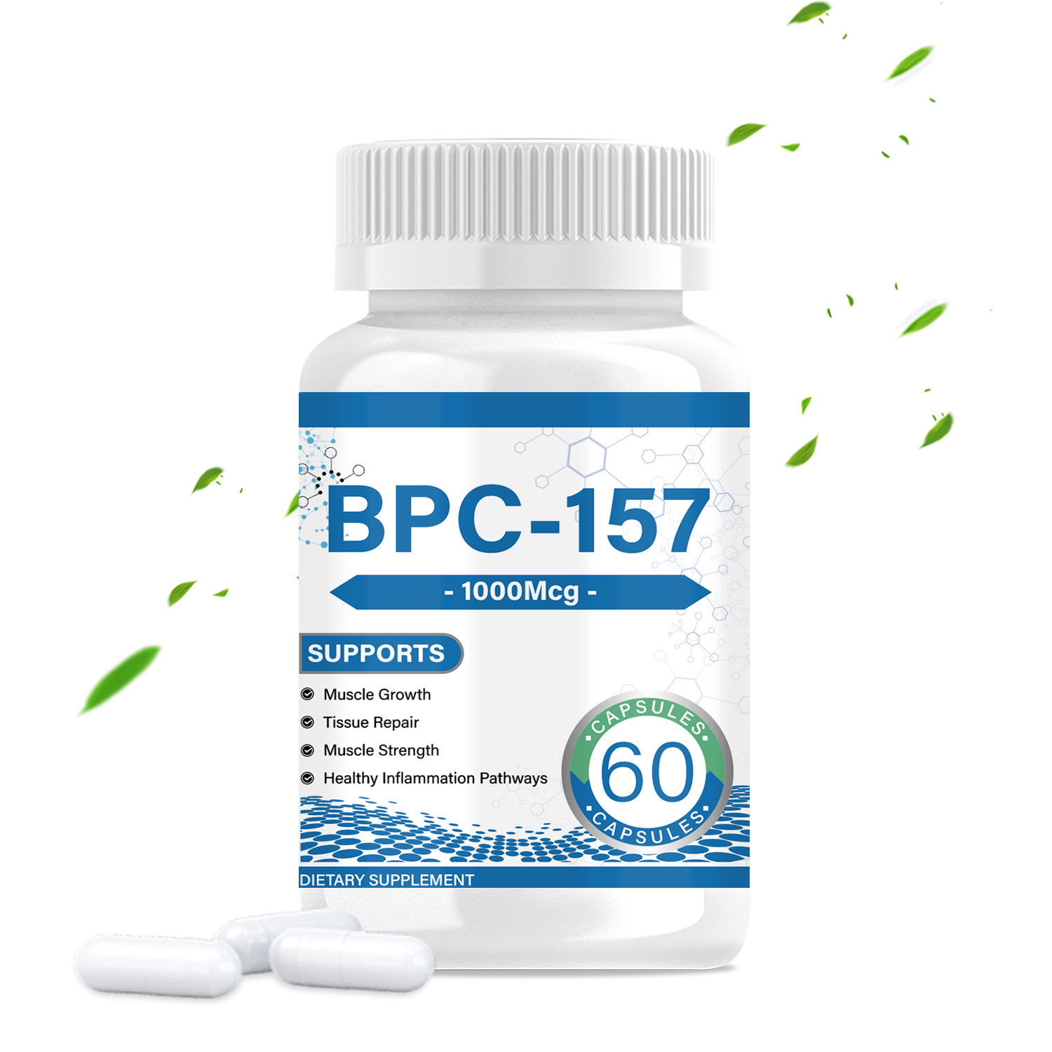 Private Label BPC -157 Capsule Muscle Exercise Powder Supplement with Vitamin Active Ingredient Anti