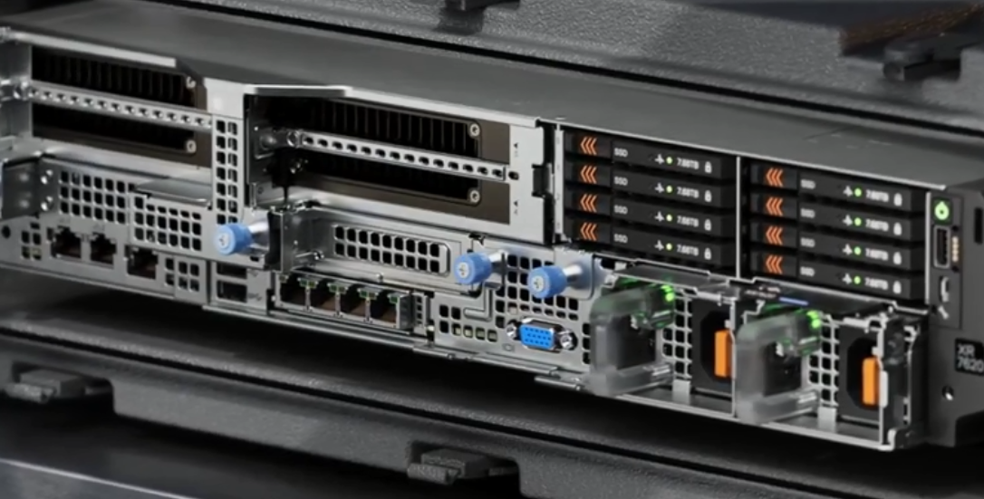戴尔PowerEdge XR7620服务器浅深度且加速的数据中心级计算，专为边缘而构建
