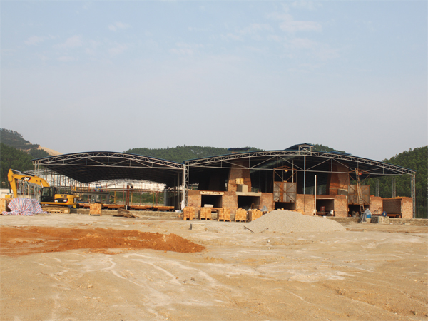 Tunnel kiln site in Taishan City, Guangdong Province