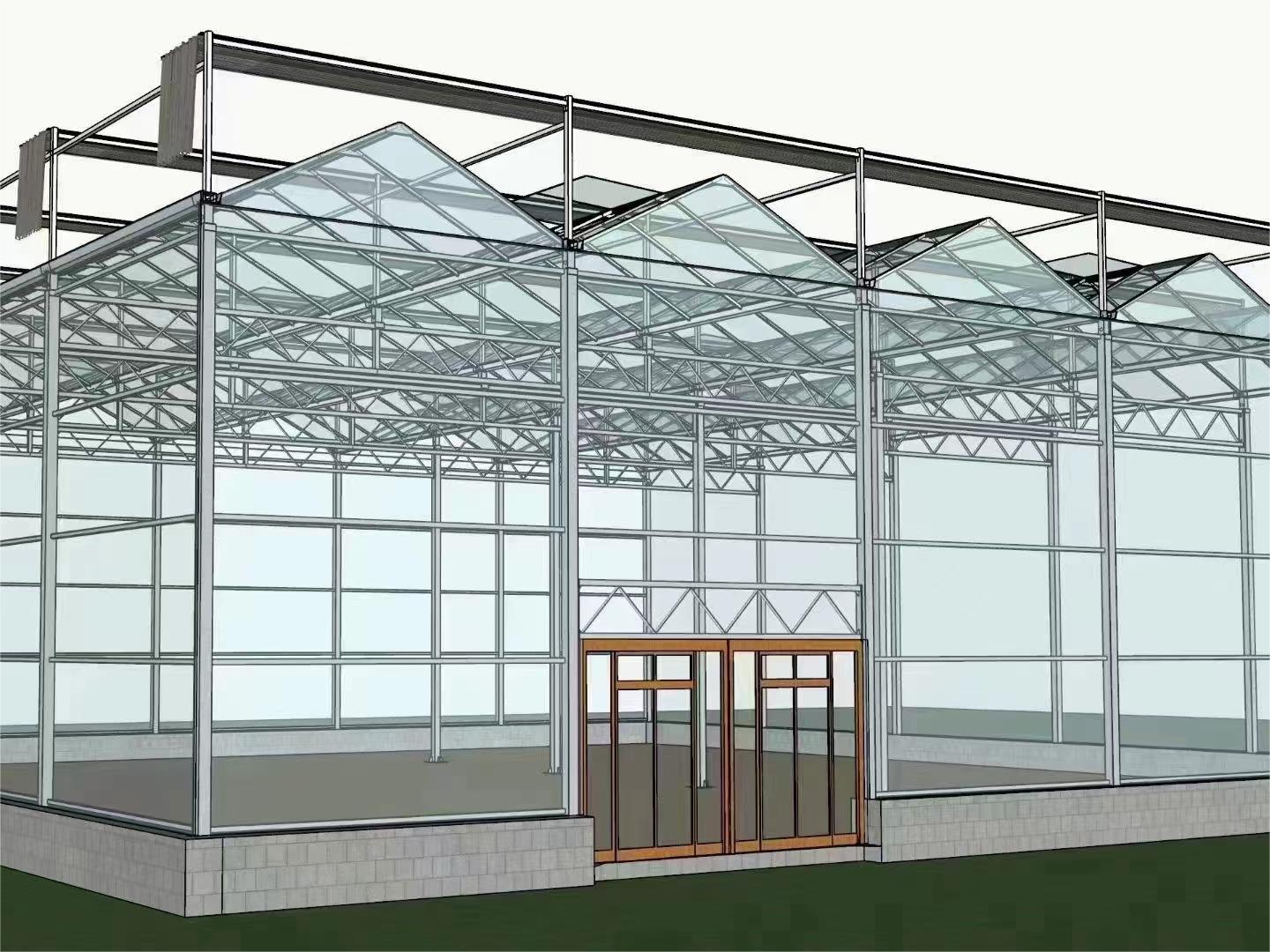 玻璃温室大棚