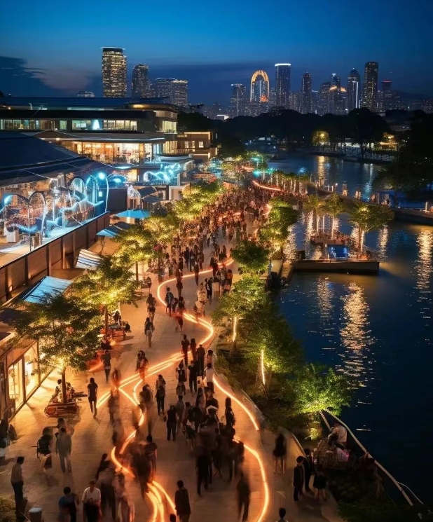 燈光點亮“夜經濟” 文旅煥發新活力——照明亮化如何為夜間消費與旅游“增光添彩”