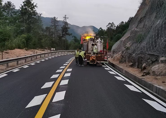 道路熱熔標線